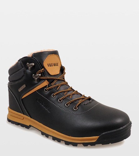 Черные утепленные зимние ботинки M17097-2