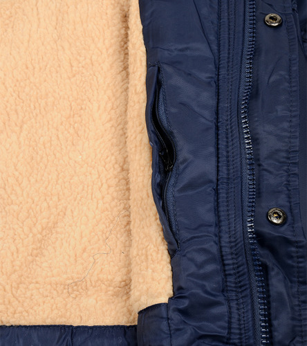 Мужская зимняя куртка темно-синего цвета D21
