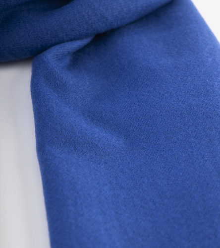 Синій шарф з бавовни Haddad